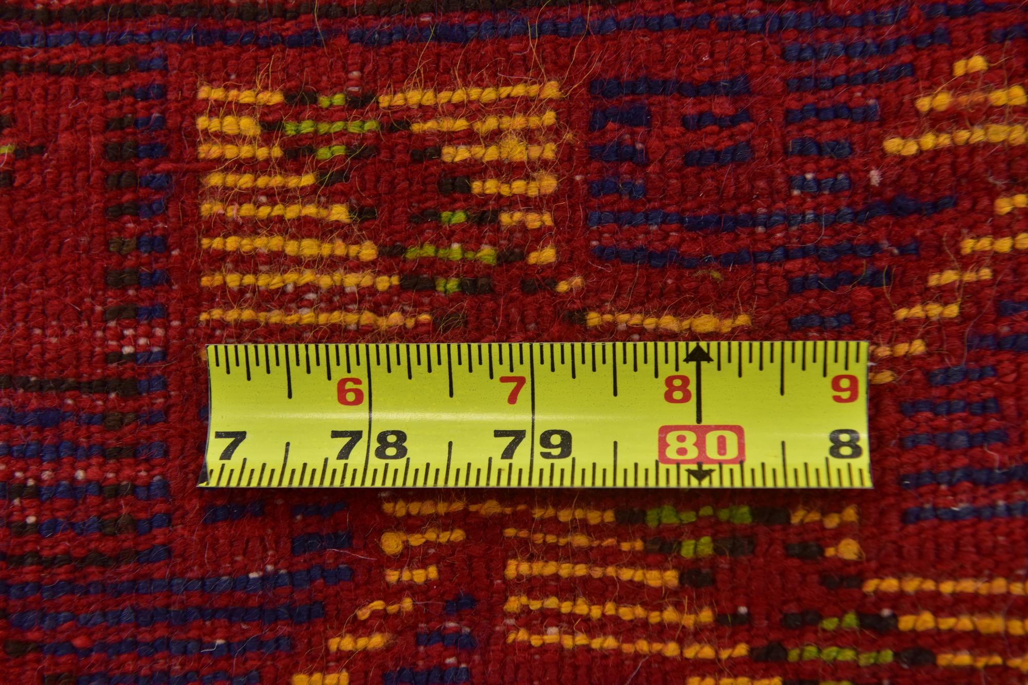 4' 7 x 7' Hand Knotted Anatolian Oriental Wool Runner Rug