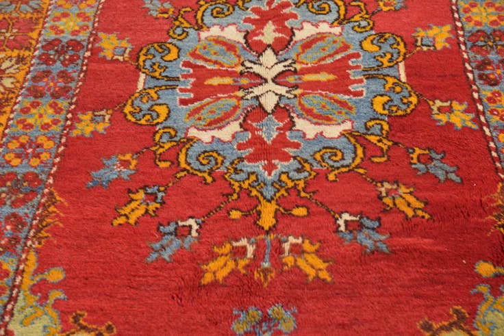 Detail image of 5' 5 x 12' 10 Hand Knotted Anatolian Wool Runner Rug