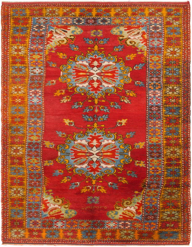 Detail image of 5' 5 x 12' 10 Hand Knotted Anatolian Wool Runner Rug