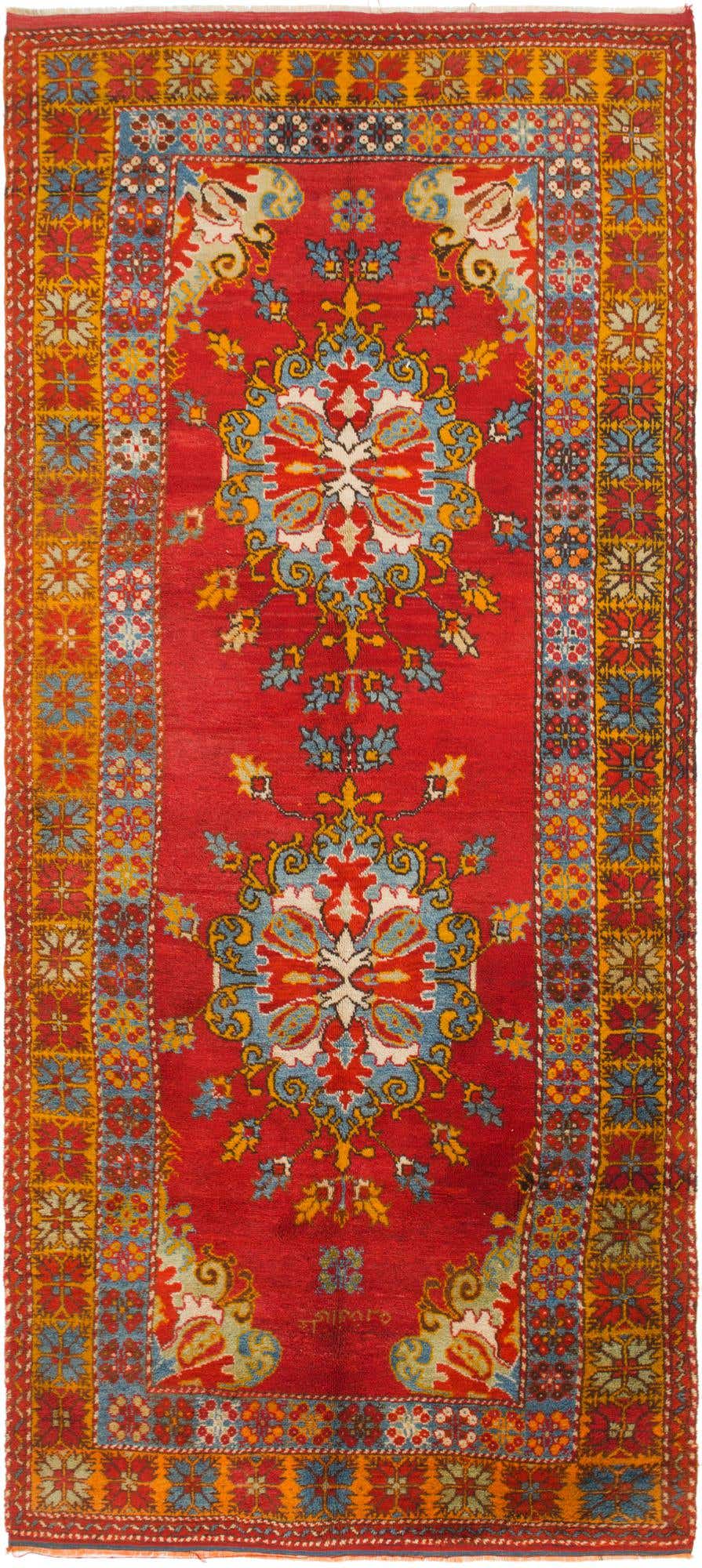 5' 5 x 12' 10 Hand Knotted Anatolian Wool Runner Rug
