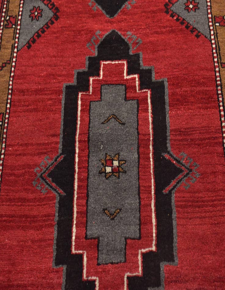 Detail image of 4' x 12' 6  Hand Knotted Anatolian Wool Runner Rug