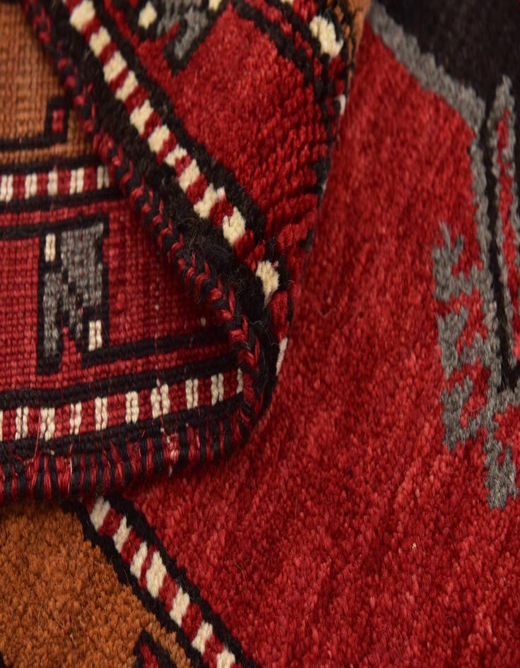 Detail image of 4' x 12' 6  Hand Knotted Anatolian Wool Runner Rug