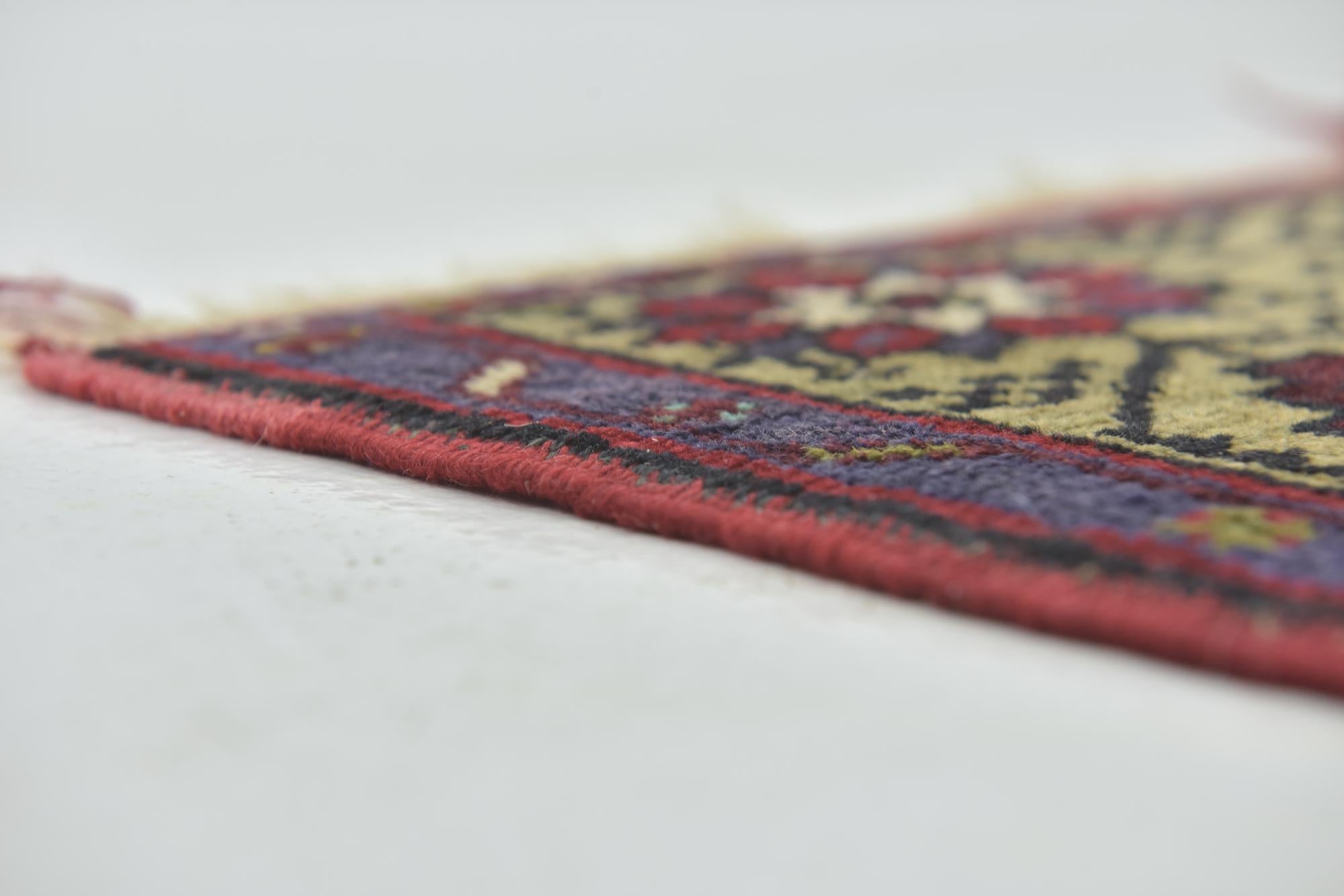 4' 4 x 7' 7 Hand Knotted Anatolian Oriental Wool Runner Rug
