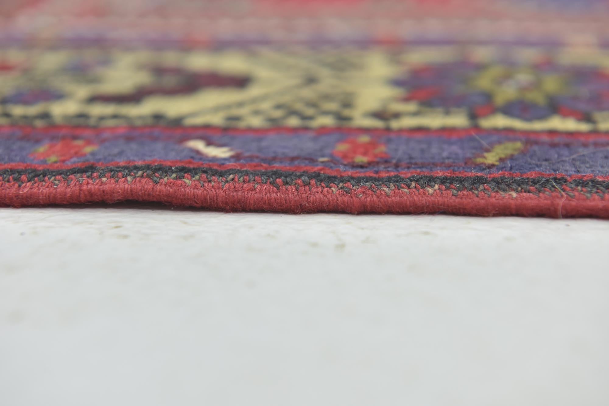 4' 4 x 7' 7 Hand Knotted Anatolian Oriental Wool Runner Rug
