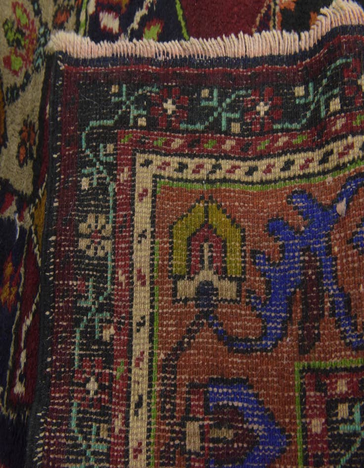 Detail image of 4' x 7' 8  Hand Knotted Anatolian Wool Runner Rug
