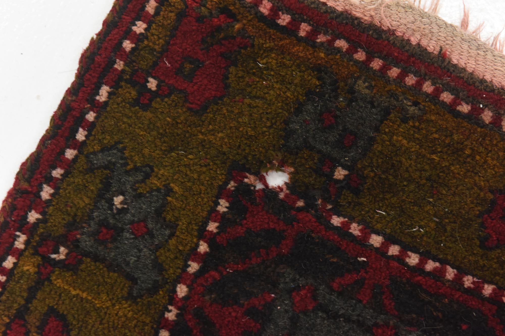 3' 9 x 11' 6 Hand Knotted Anatolian Wool Runner Rug