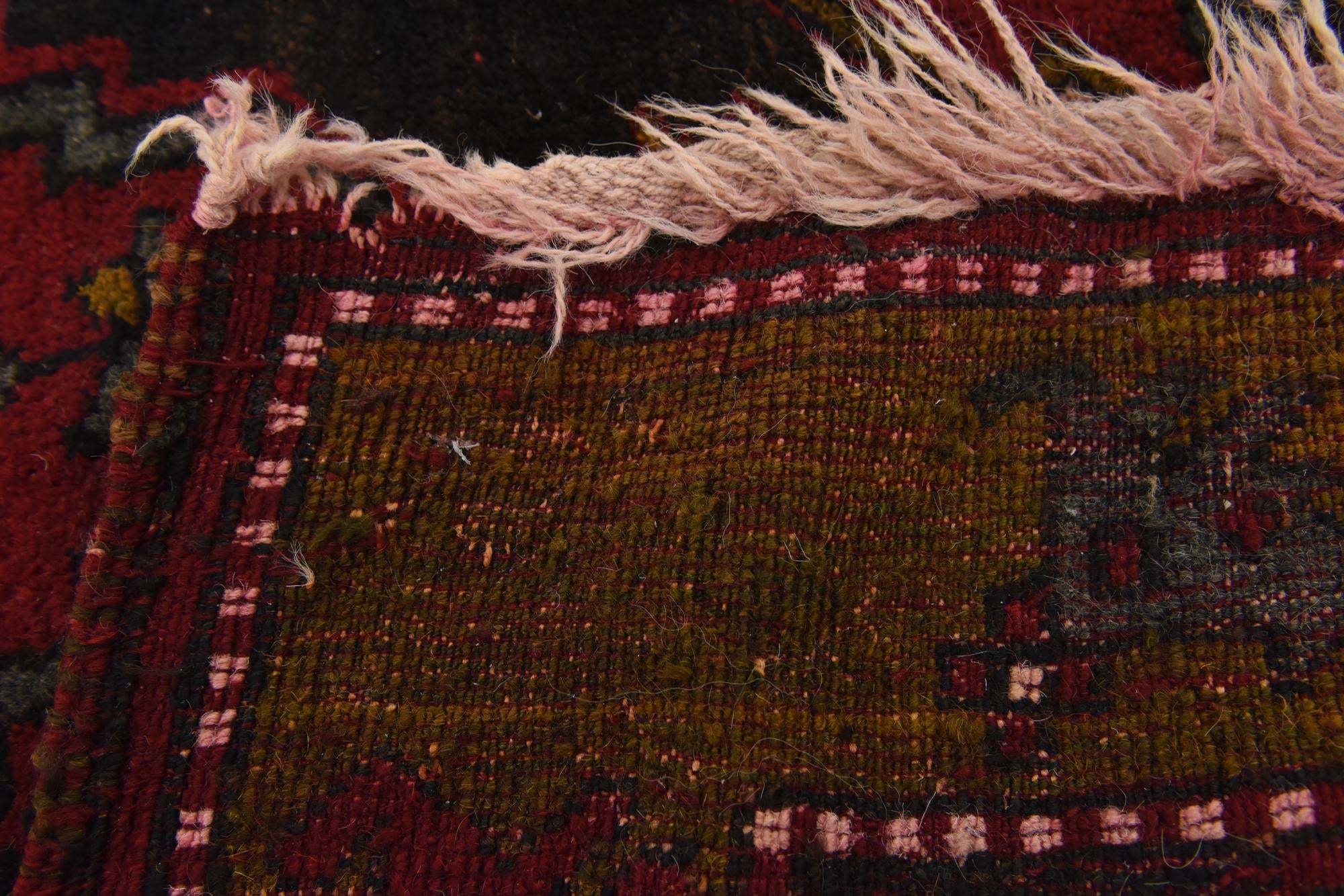3' 9 x 11' 6 Hand Knotted Anatolian Wool Runner Rug