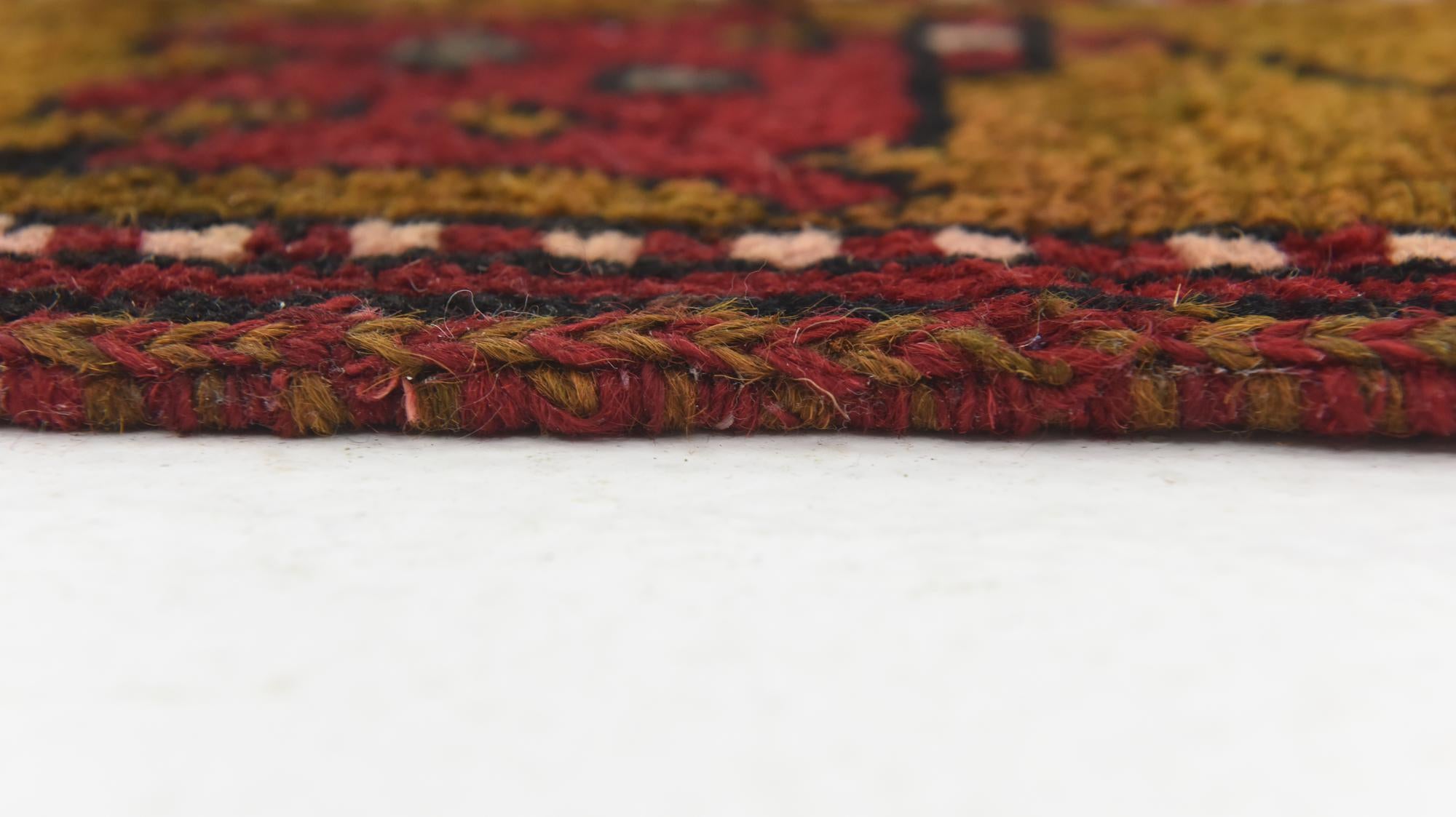 3' 9 x 11' 6 Hand Knotted Anatolian Wool Runner Rug