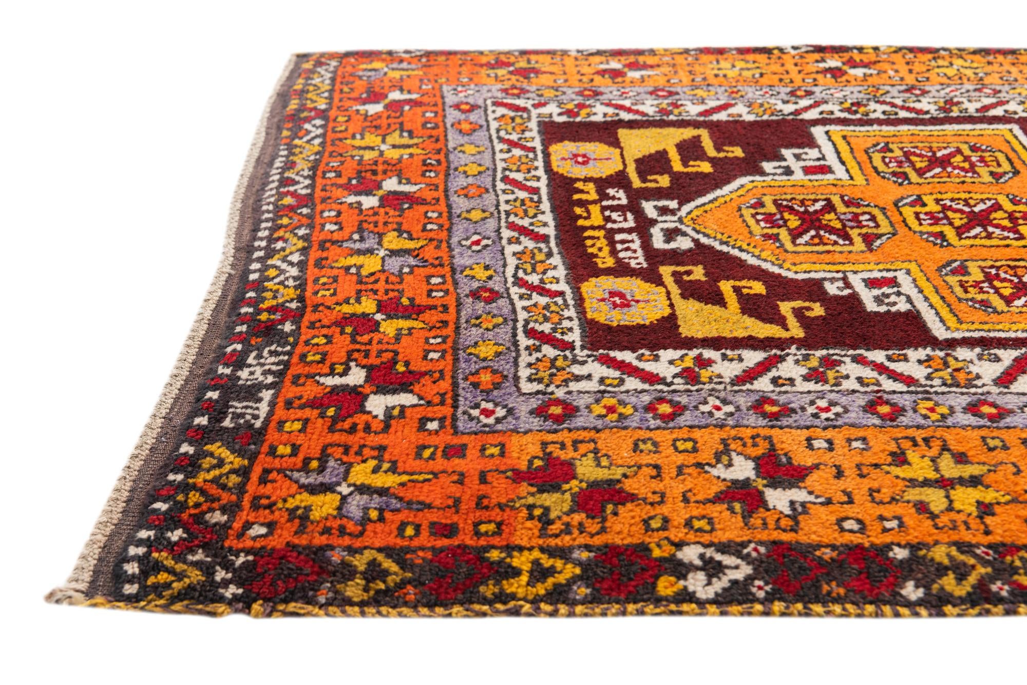 4' 4 x 15' 4 Hand Knotted Anatolian Oriental Wool Runner Rug