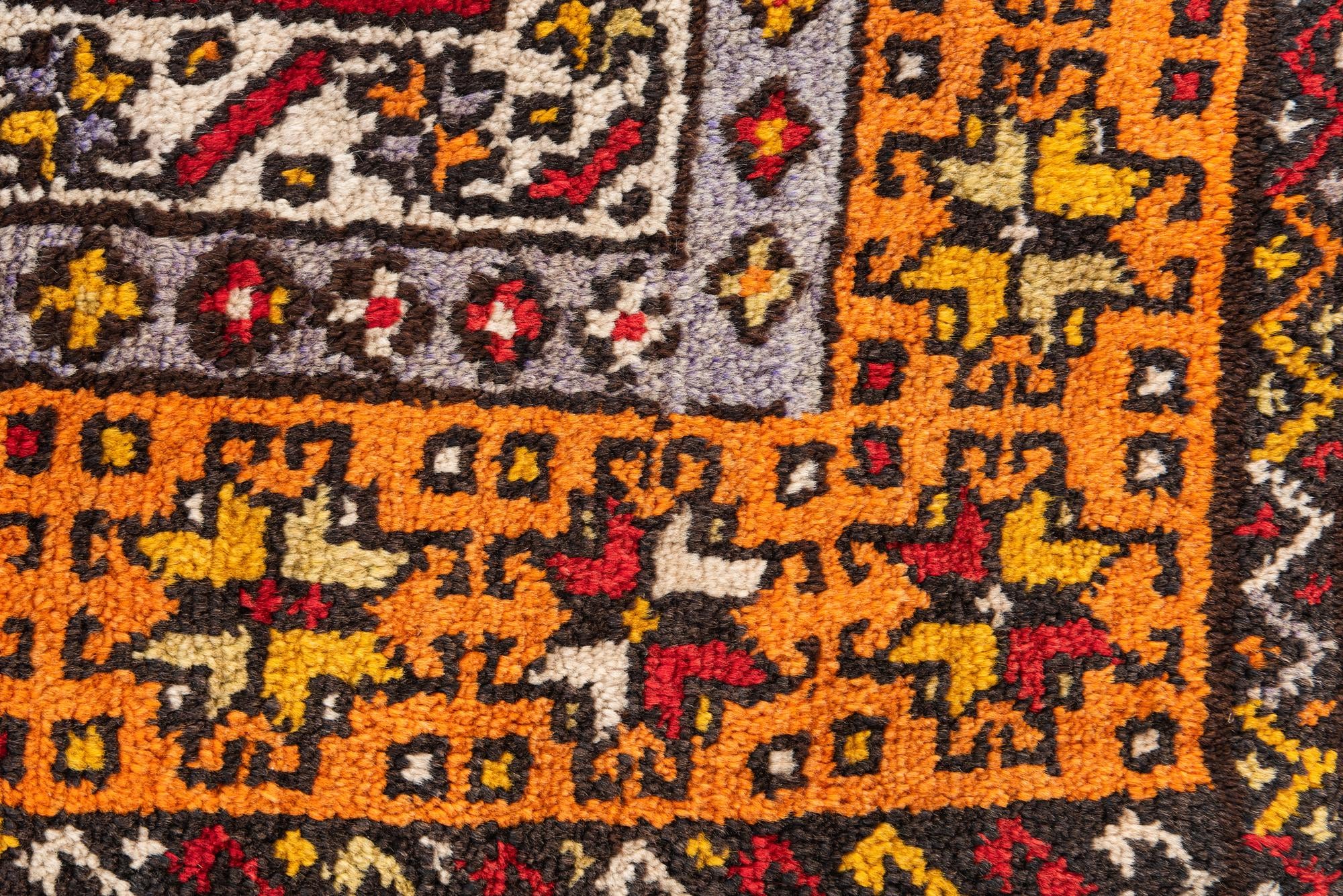 4' 4 x 15' 4 Hand Knotted Anatolian Oriental Wool Runner Rug