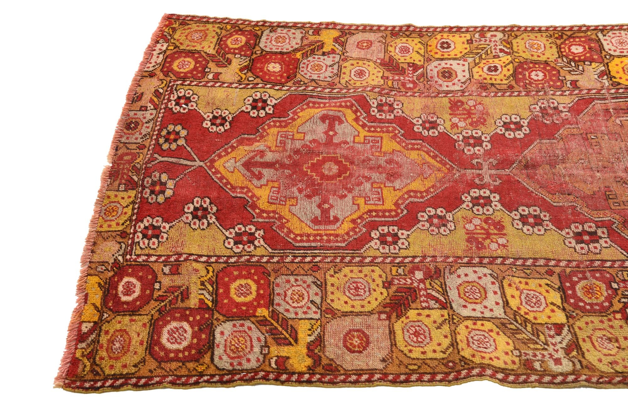 3' 5 x 14' 2 Hand Knotted Anatolian Oriental Wool Runner Rug