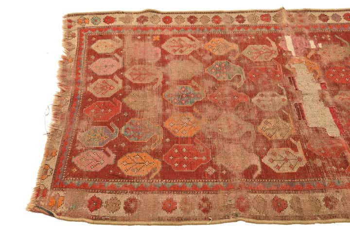 3' 3 x 6' 1 Hand Knotted Anatolian Oriental Wool Runner Rug
