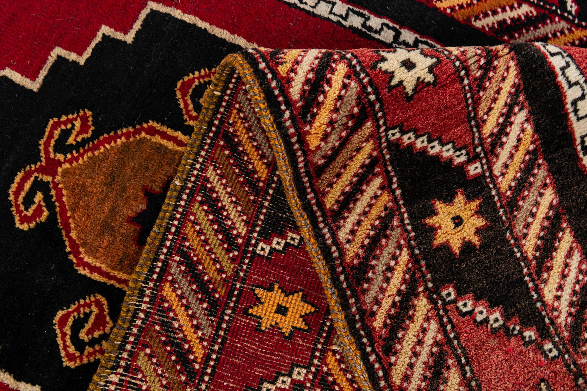 3' 3 x 7' Hand Knotted Anatolian Wool Runner Rug