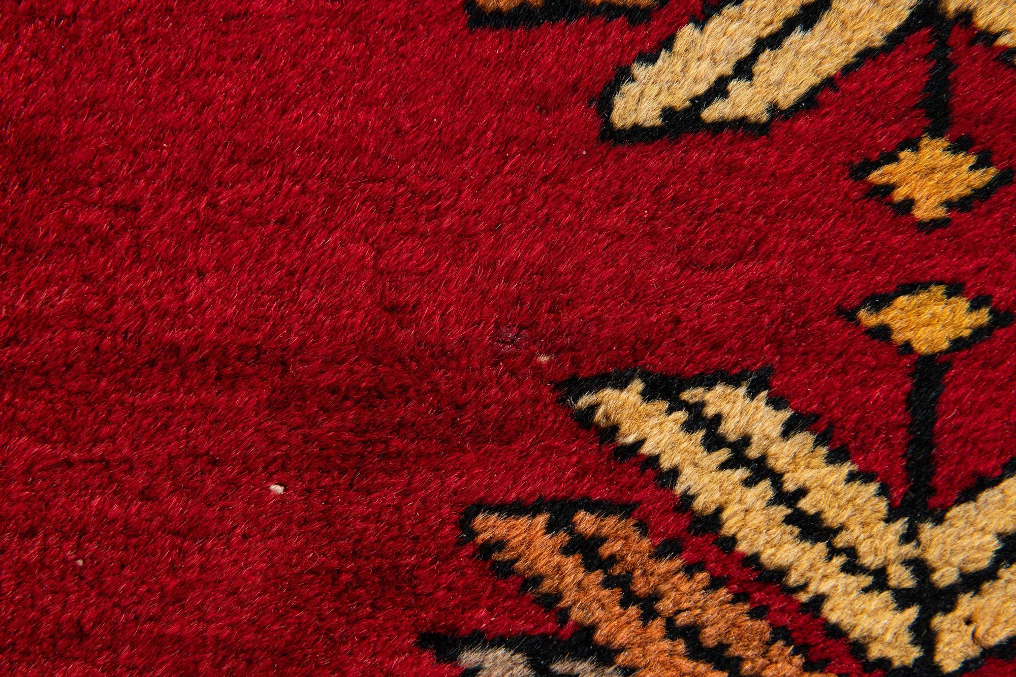 3' 3 x 7' Hand Knotted Anatolian Wool Runner Rug