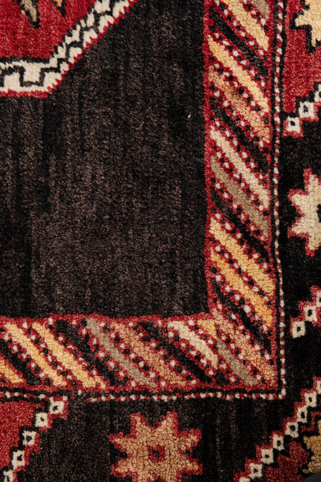 3' 3 x 7' Hand Knotted Anatolian Wool Runner Rug