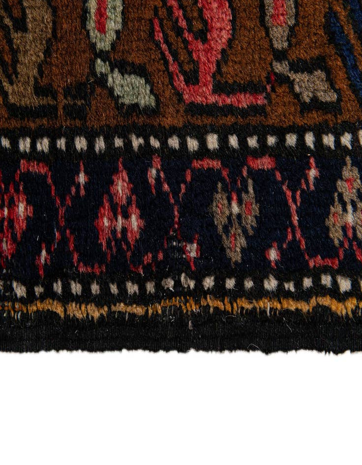 Detail image of 3' 3 x 6' 6 Hand Knotted Anatolian Wool Runner Rug