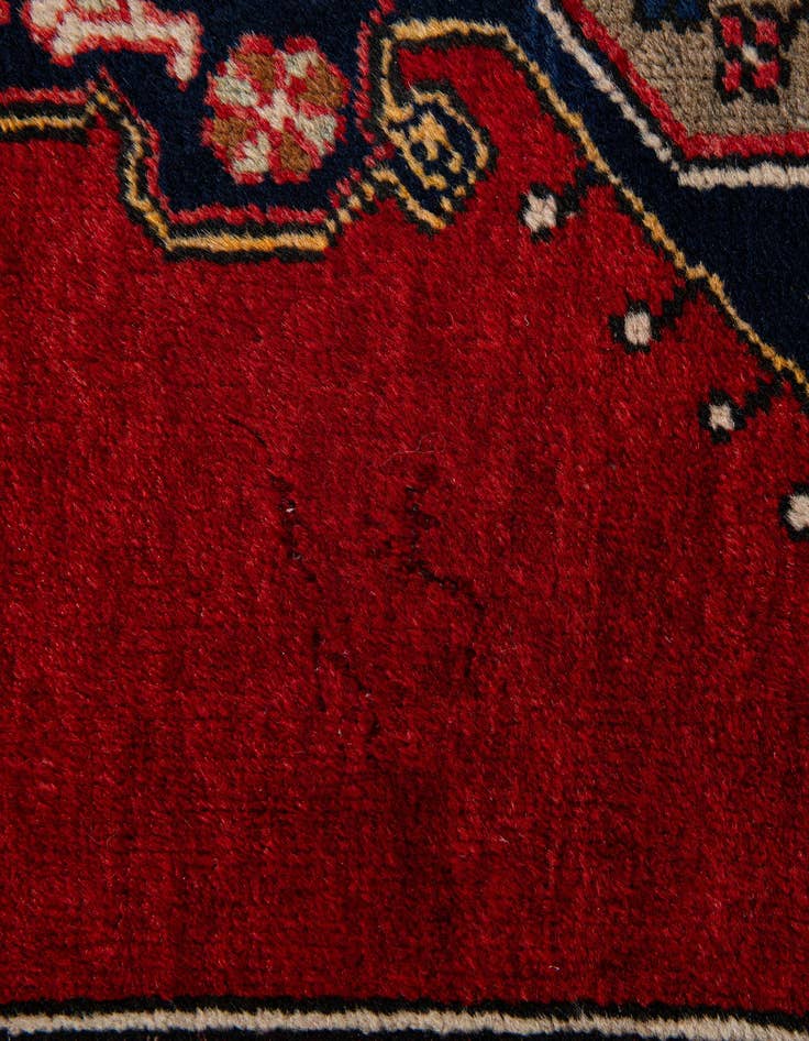 Detail image of 3' 3 x 6' 6 Hand Knotted Anatolian Wool Runner Rug