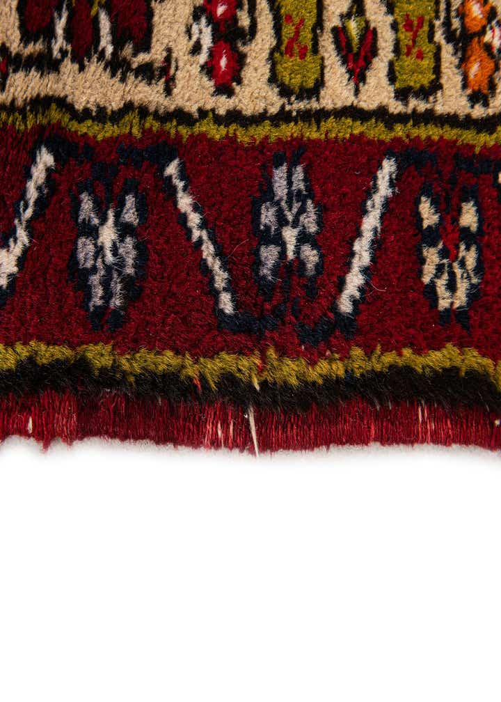 3' 5 x 6' 11 Hand Knotted Anatolian Oriental Wool Runner Rug