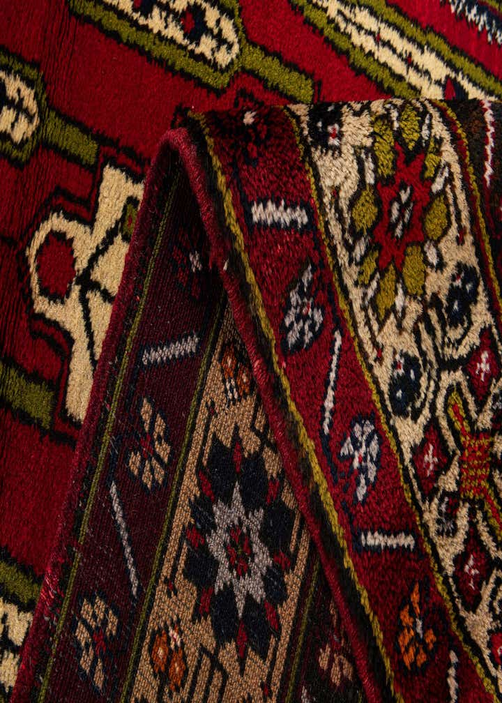 3' 5 x 6' 11 Hand Knotted Anatolian Oriental Wool Runner Rug