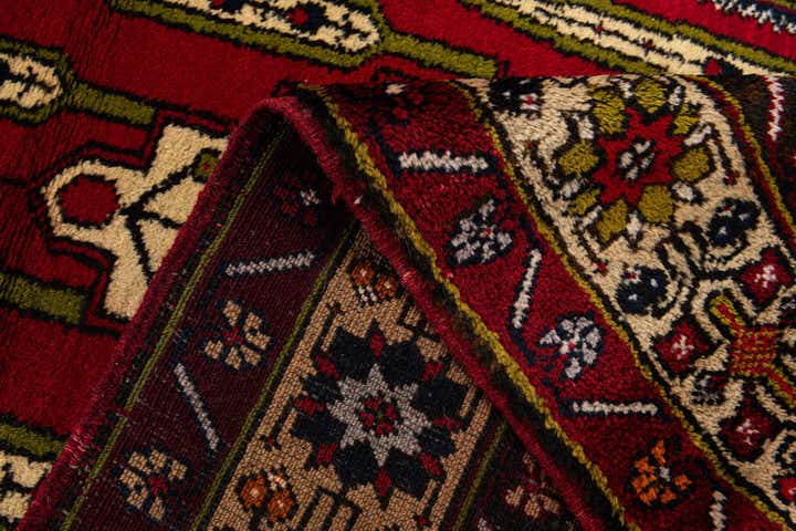 3' 5 x 6' 11 Hand Knotted Anatolian Oriental Wool Runner Rug