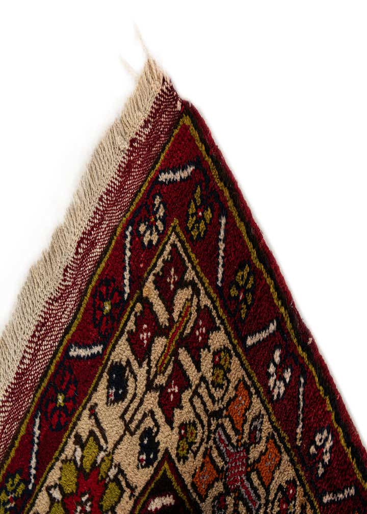 3' 5 x 6' 11 Hand Knotted Anatolian Oriental Wool Runner Rug