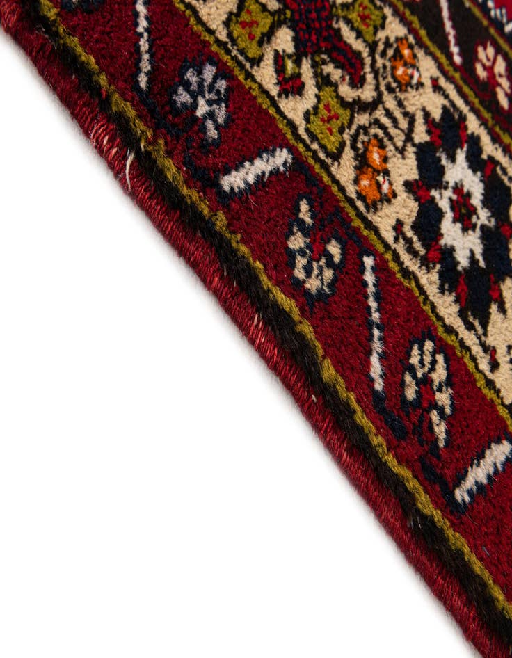 Detail image of 3' 5 x 6' 11 Hand Knotted Anatolian Oriental Wool Runner Rug