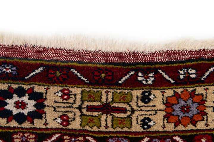 3' 5 x 6' 11 Hand Knotted Anatolian Oriental Wool Runner Rug