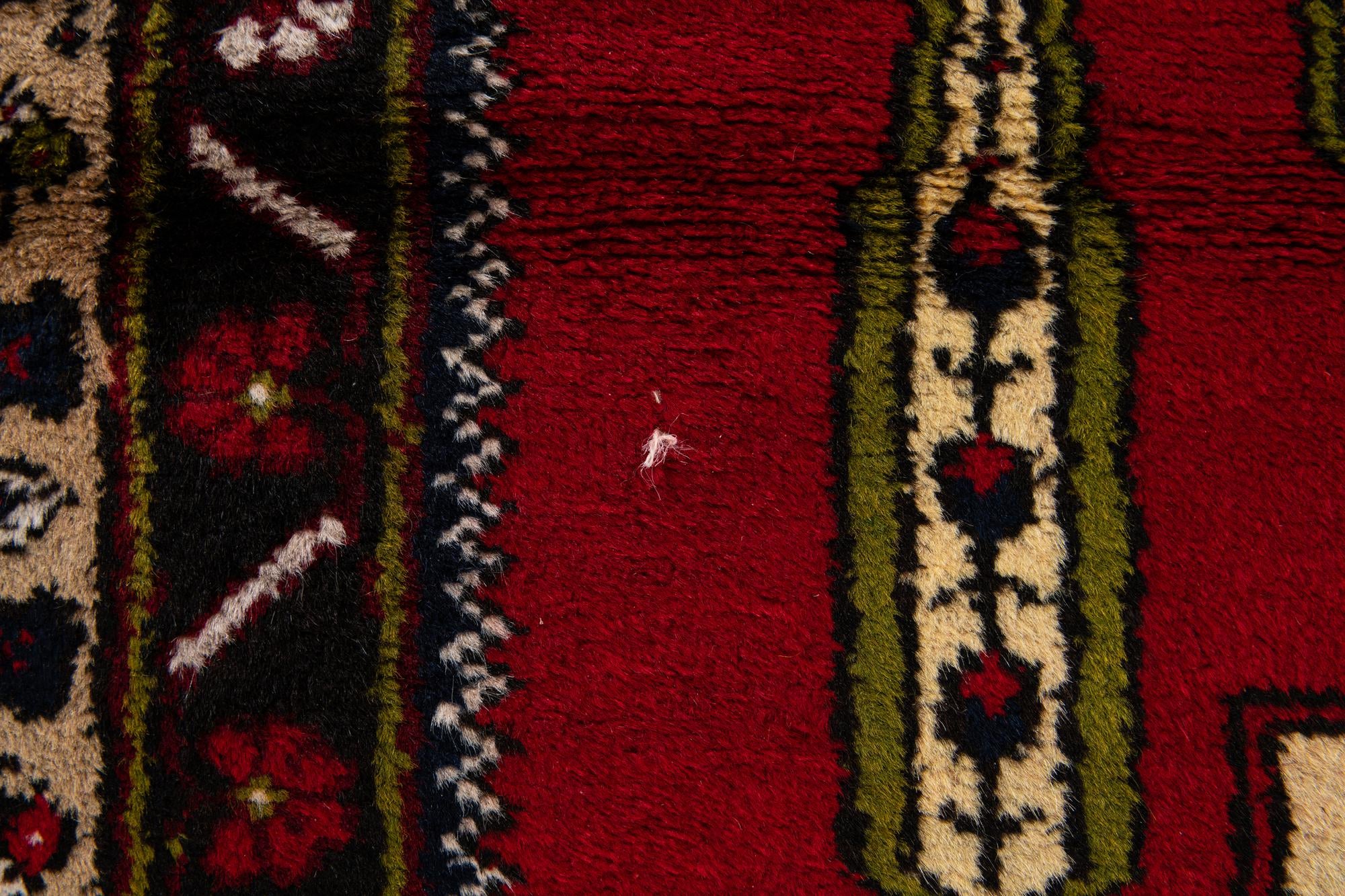 3' 5 x 6' 11 Hand Knotted Anatolian Oriental Wool Runner Rug