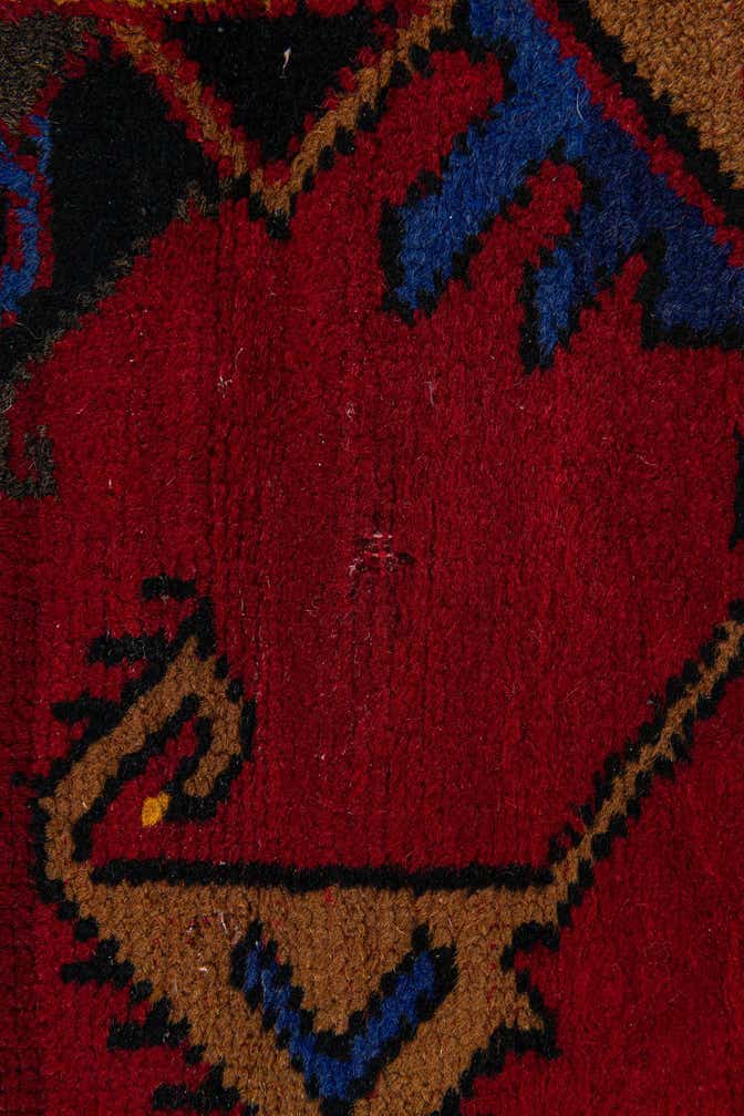 3' 7 x 12' Hand Knotted Anatolian Oriental Wool Runner Rug