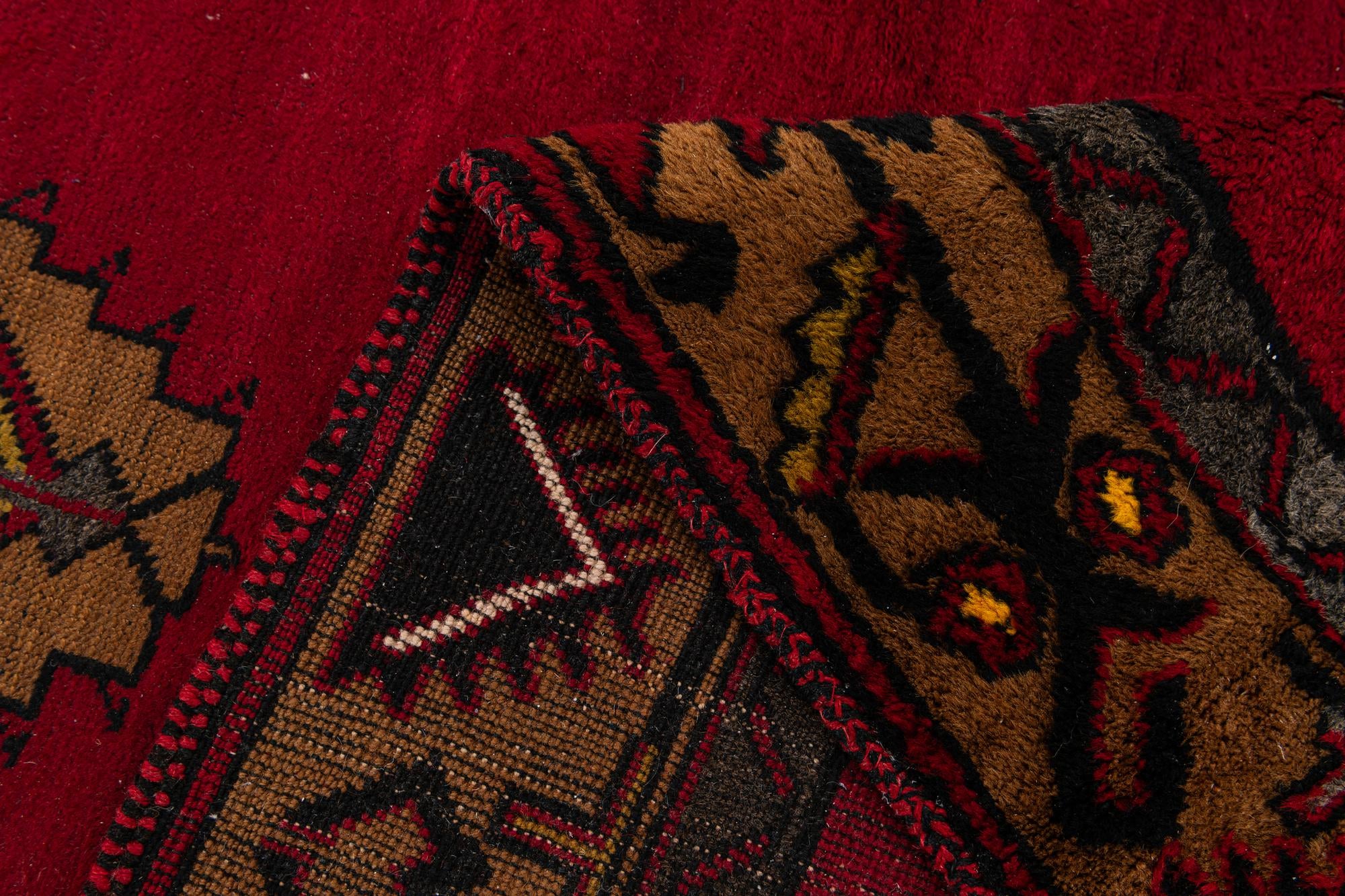 3' 7 x 12' Hand Knotted Anatolian Oriental Wool Runner Rug