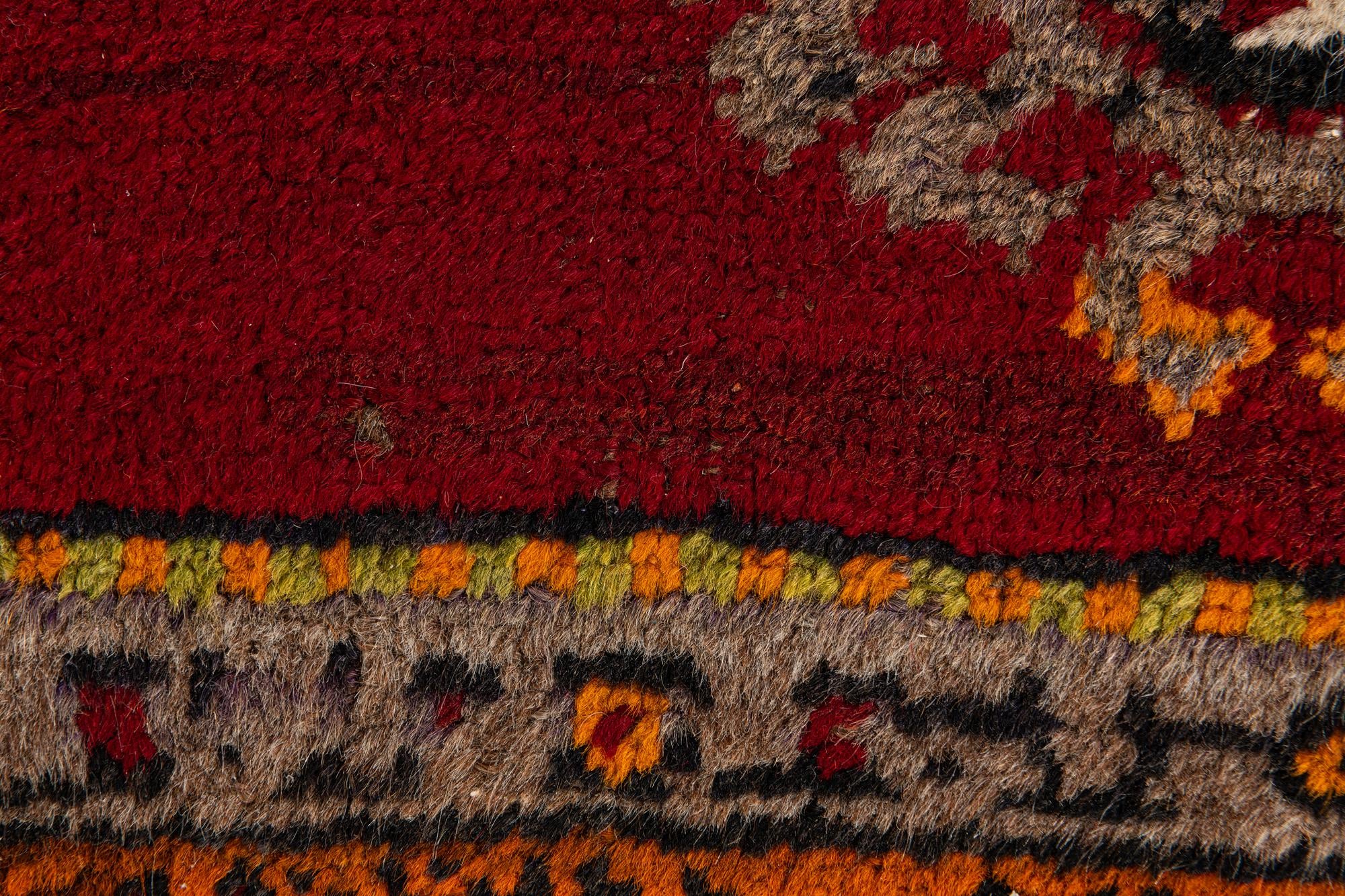 3' 10 x 12' 9 Hand Knotted Anatolian Wool Runner Rug