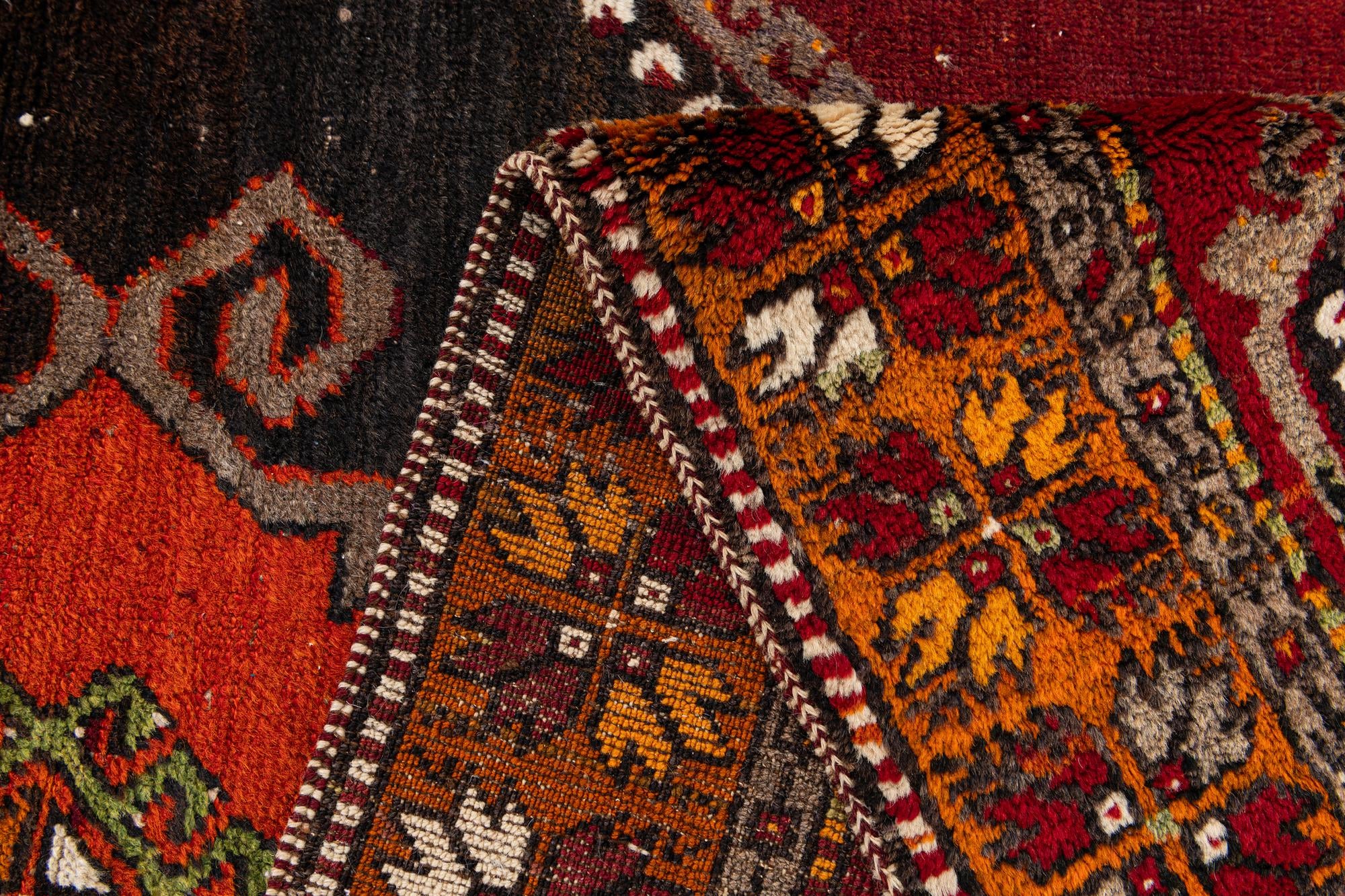 3' 10 x 12' 9 Hand Knotted Anatolian Wool Runner Rug