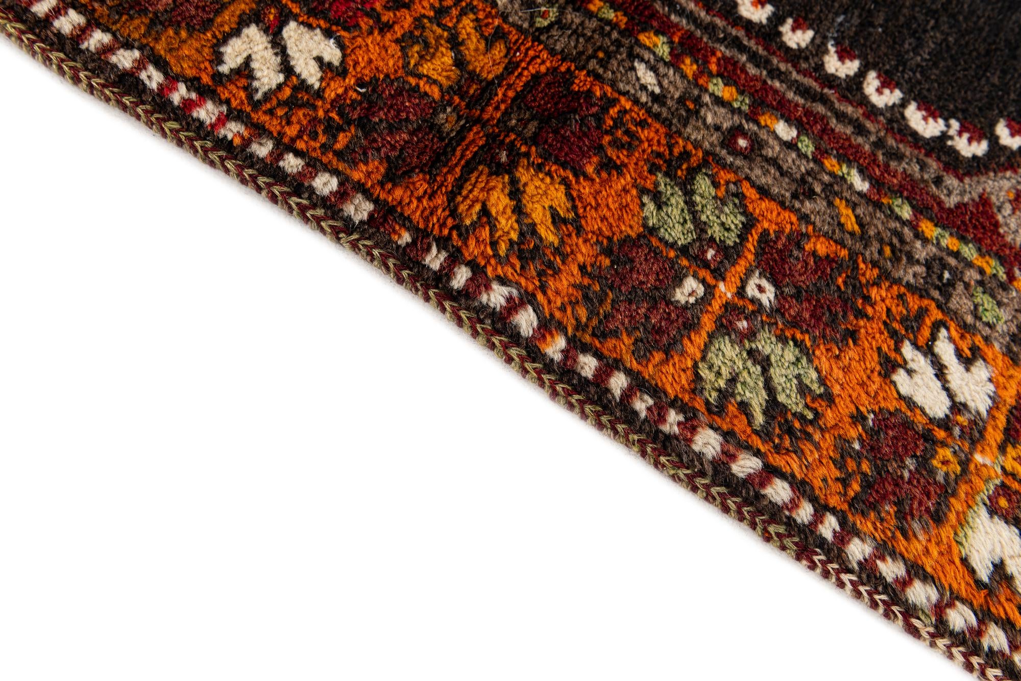 3' 10 x 12' 9 Hand Knotted Anatolian Wool Runner Rug