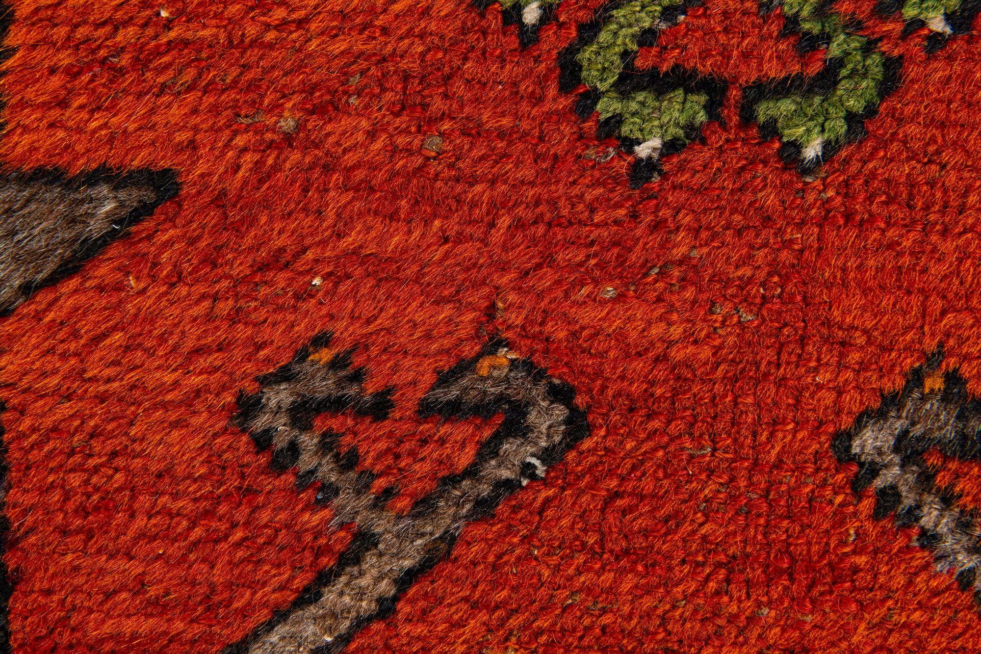 3' 10 x 12' 9 Hand Knotted Anatolian Wool Runner Rug