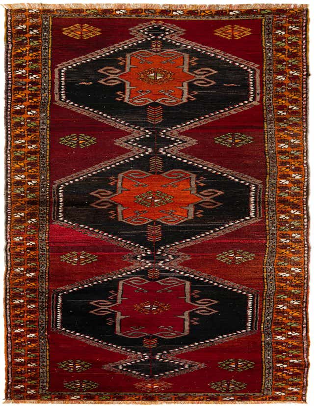 3' 10 x 12' 9 Hand Knotted Anatolian Wool Runner Rug
