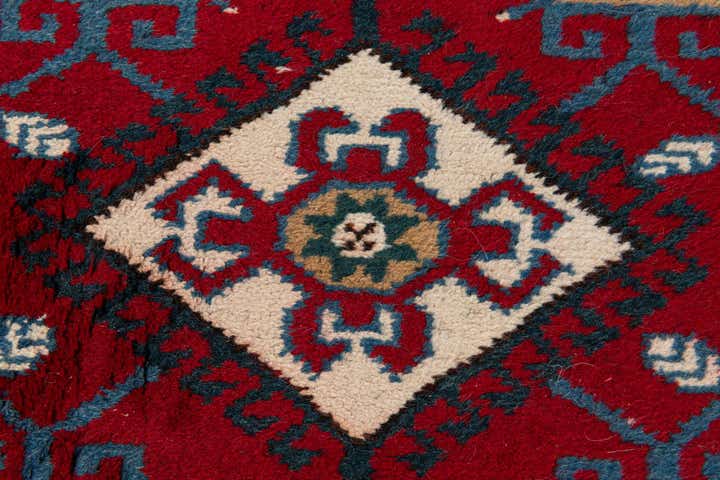 2' 5 x 4' Hand Knotted Anatolian Wool Runner Rug