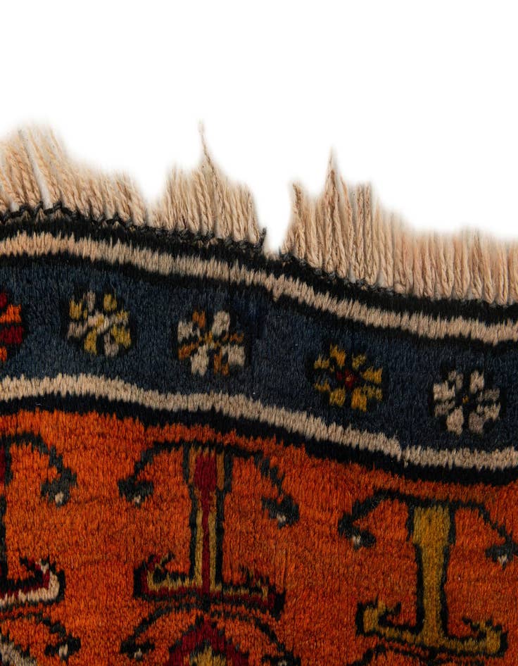 Detail image of 3' 9 x 6' 8 Hand Knotted Anatolian Wool Runner Rug