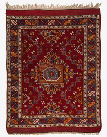 6' x 7' 10 Hand Knotted Anatolian Wool Runner Rug