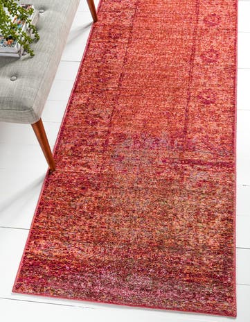 2' 7 x 9' 10 Aqua Runner Rug