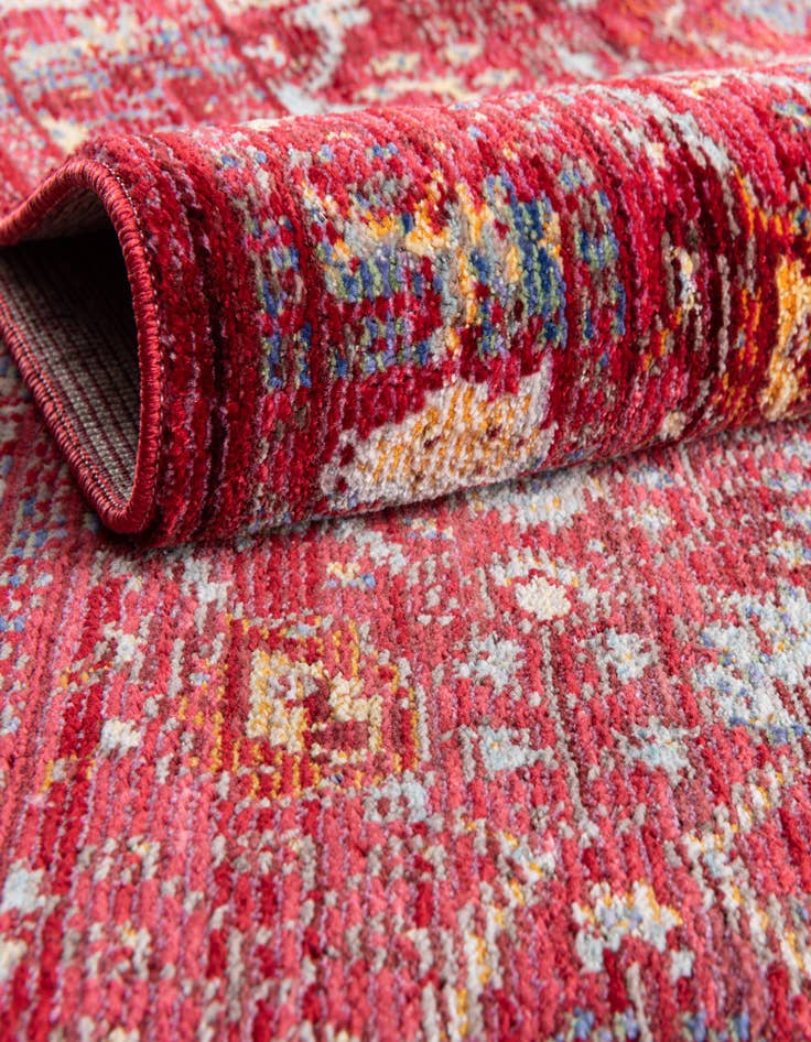 Detail image of 2' 3 x 6' Aqua Runner Rug