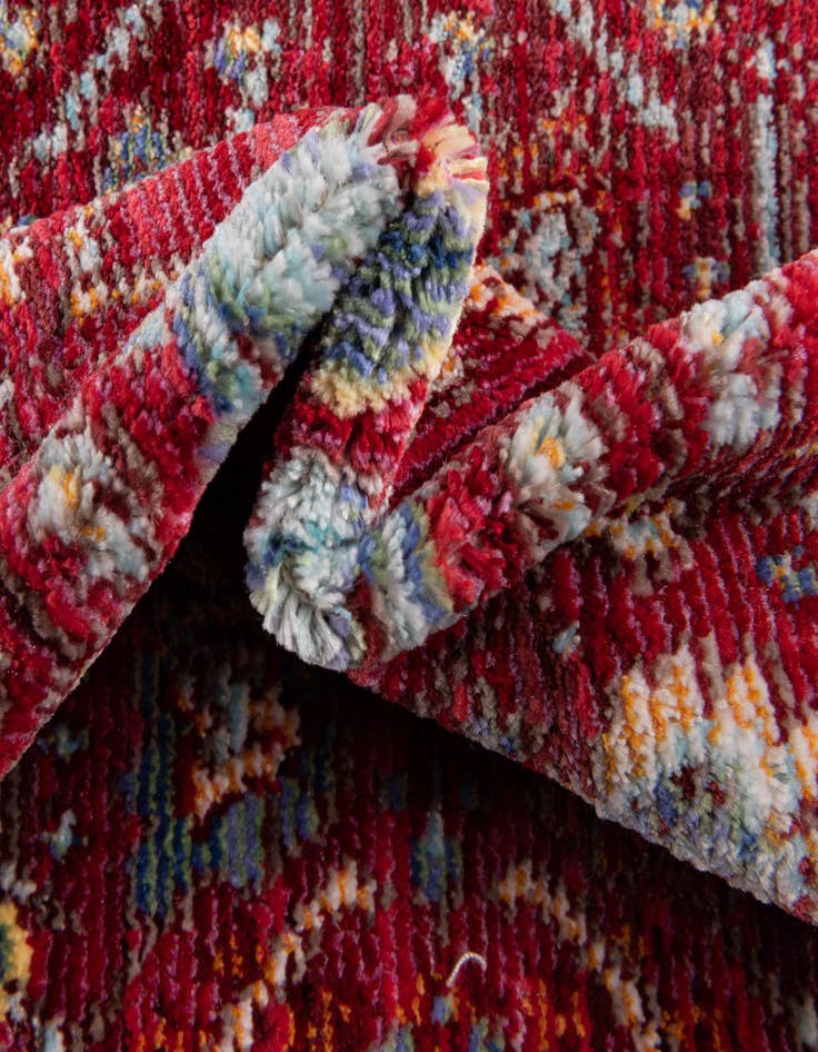 Detail image of 2' 3 x 6' Aqua Runner Rug