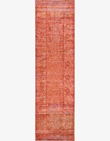 2' 7 x 9' 10 Aqua Runner Rug