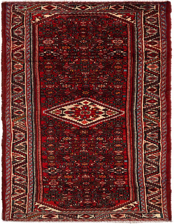 Detail image of 3' 5 x 11' 9 Ardabil Wool Runner Rug