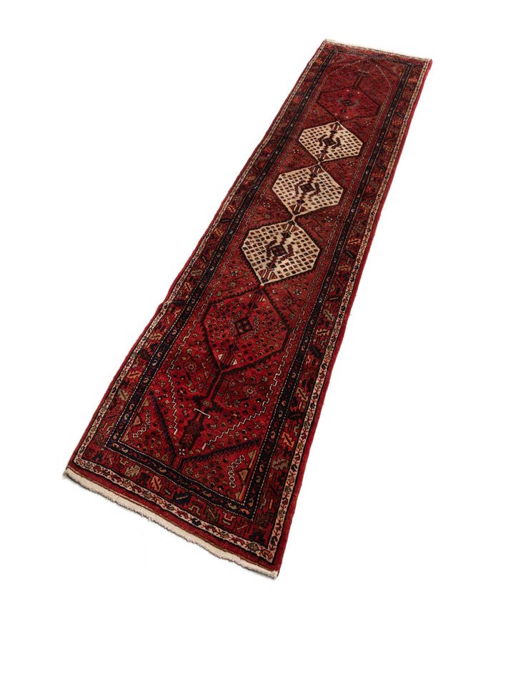 Detail image of 3' 7 x 13' Ardabil Wool Runner Rug