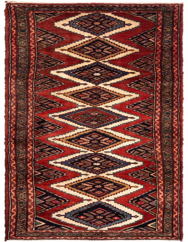 Detail image of 3' 2 x 10' 4 Ardabil Wool Runner Rug