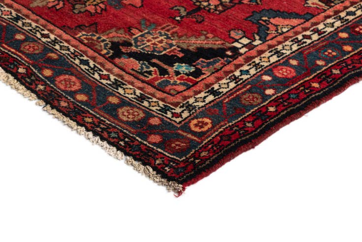 Detail image of 3' 7 x 9' 10 Ardabil Wool Runner Rug