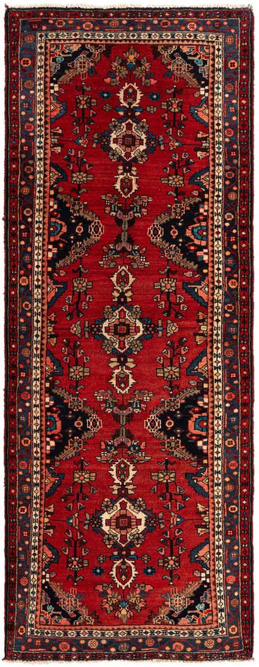 Detail image of 3' 7 x 9' 10 Ardabil Wool Runner Rug