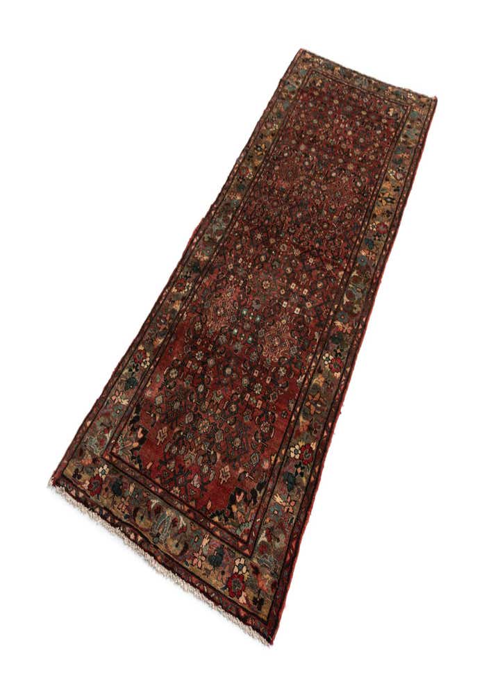 3' 8 x 10' Ardabil Wool Runner Rug