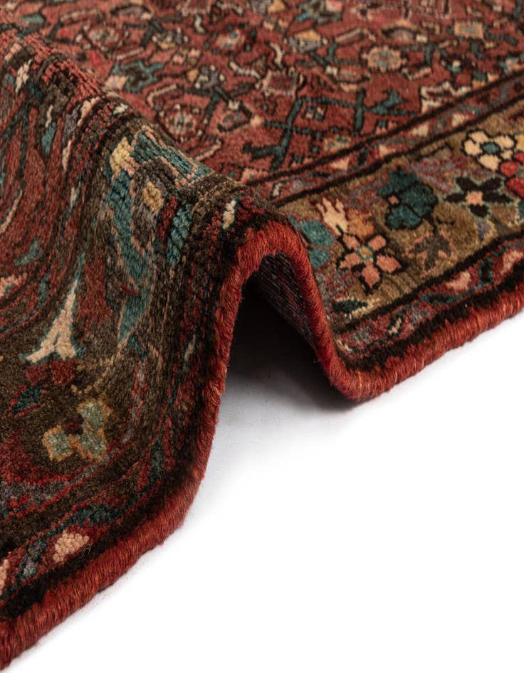 Detail image of 3' 8 x 10' Ardabil Wool Runner Rug