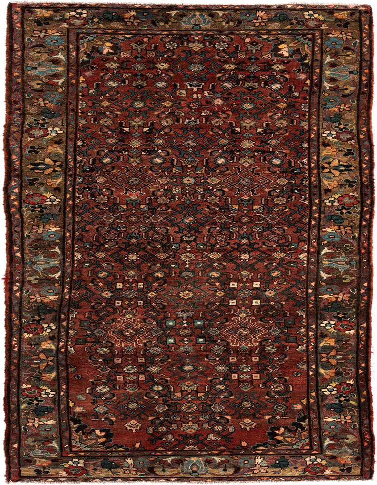 3' 8 x 10' Ardabil Wool Runner Rug